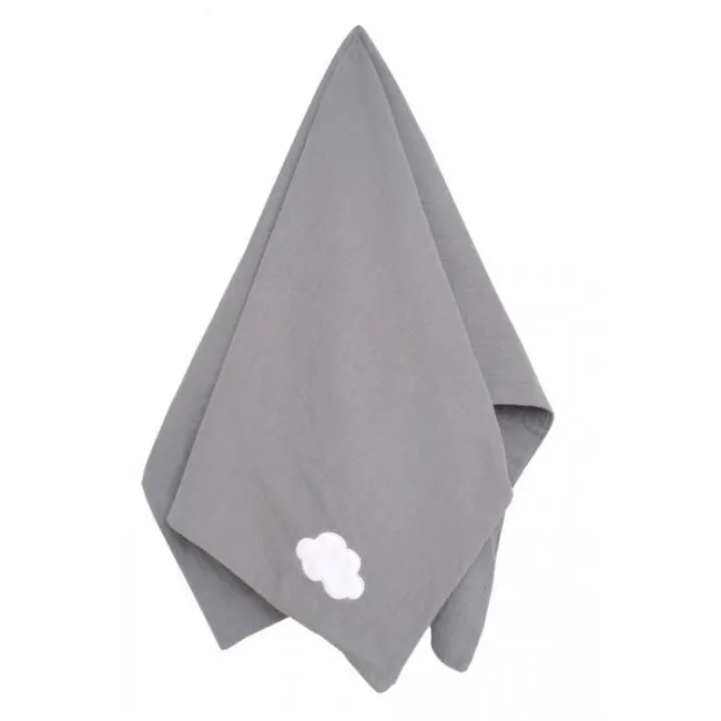 N0134 Baby Blanket Grey 650x650h