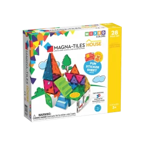 Magnatiles House 28pc Angle Front