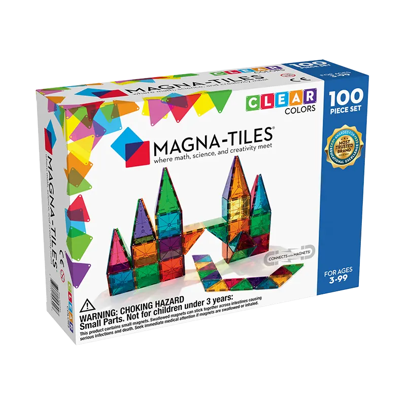 Magnatiles Cc 100pc Carton Front Angle