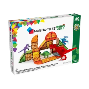 MagnaTiles_DinoWorld_40pc_Carton_Angle_Front