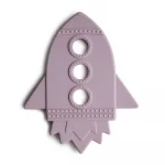 Mushie Rocket Teether Soft Lilac 1