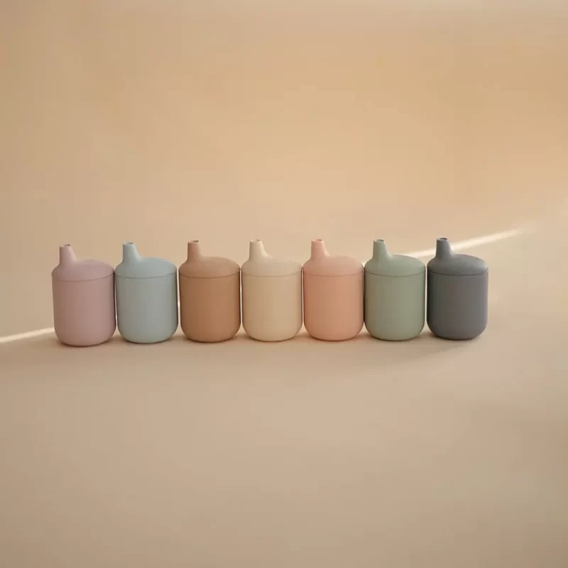 Mushie Silicone Sippy Cup Set