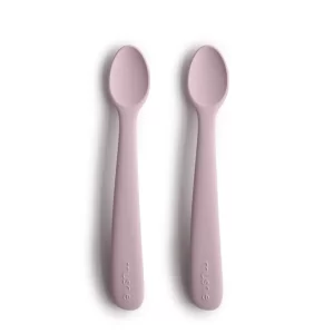 Mushie_Silicone Spoon-Lilac