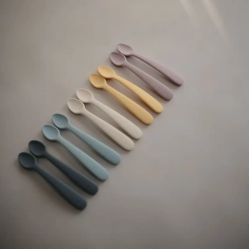 Mushie_Silicone Spoon-Set