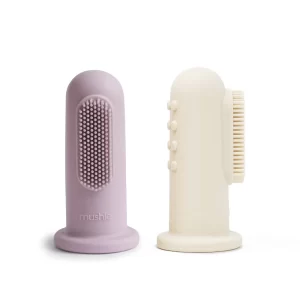 Mushie_Tooth_Finger Brush_Lilac_Ivory