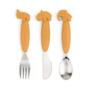 Easy-grip-cutlery-set-Deer-friends-Mustard-Front-1_3000x