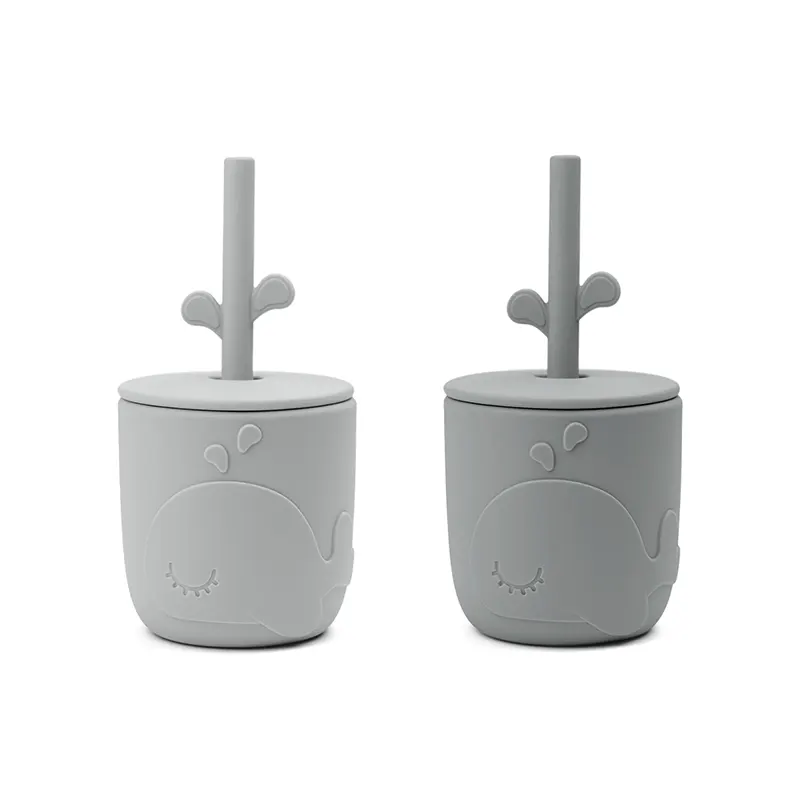 Peekaboo Straw Cup 2 Pack Wally Grey Front 1 3000x