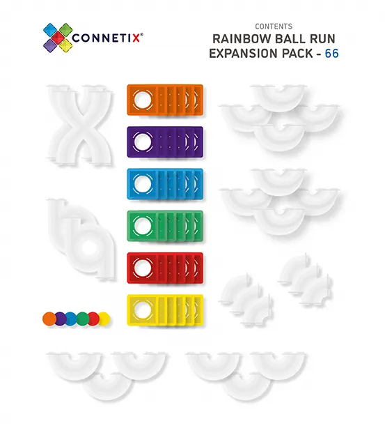 Connetix Ballrun Expansion 66pc 02