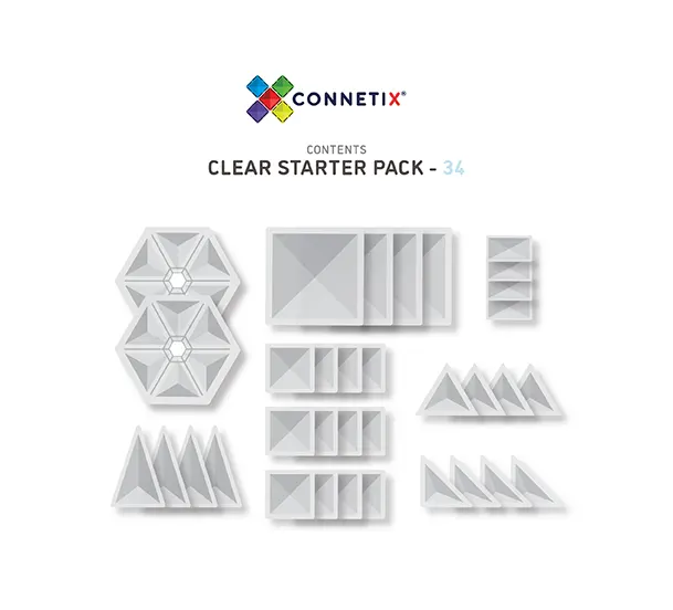 Connetix Clear 34 Pack 08
