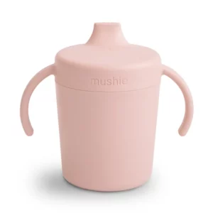 Mushie Trainer Sippy Cup Blush 01