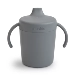Mushie Trainer Sippy Cup Smoke 01
