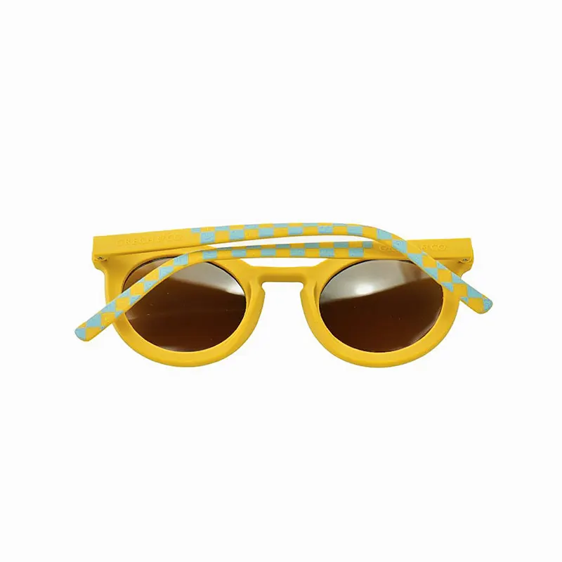 Gco2040 Gco2041 Gco2042 Grech & Co Sunglasses Checks Laguna Wheat 2